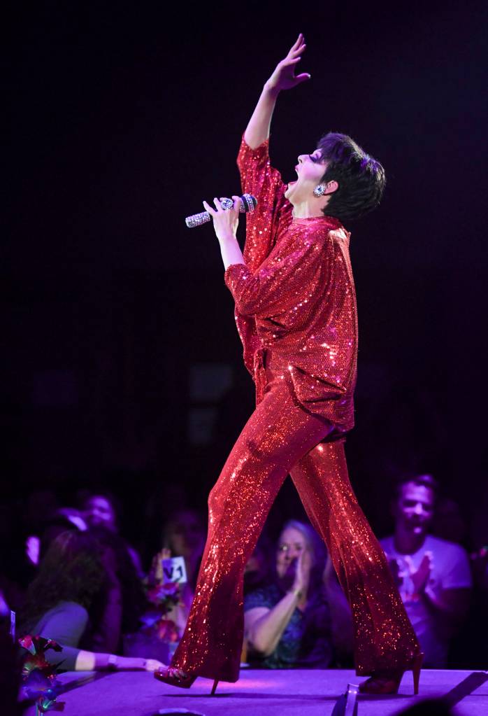 Gigi Monroe performs at the 5th annual GLITZ Drag Show in honor of the 50th Anniversary of the Stonewall Riots and Juneau Pride Kickoff! at Centennial Hall on Friday, June 14, 2019. (Michael Penn | Juneau Empire)