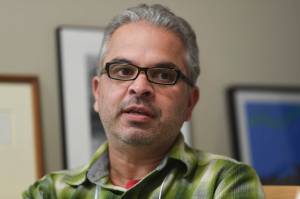 Ripan Malhi, principle investigator and professor of genomic biology at the University of Illinois in Urbana- Champaign, speaks during an interview on Tuesday, June 18, 2019, on collaborating with Sealaska Heritage Institute on a genetics study that will explore how historical trauma associated with European colonization may have changed the DNA of Native people. (Michael Penn | Juneau Empire)