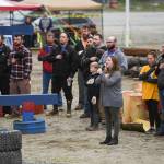 Elizabeth Bryson sings the national anthem during the opening ceremony of the 29th Annual Gold Rush Days at Savikko Park on Saturday, June 22, 2019. (Michael Penn | Juneau Empire)