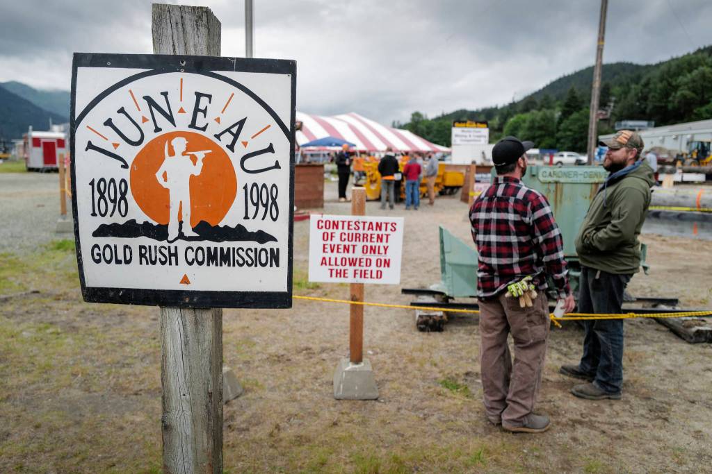 The two-day Mining & Logging Competition is held at the 29th Annual Gold Rush Days at Savikko Park on Saturday, June 22, 2019. (Michael Penn | Juneau Empire)