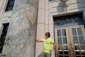 Capitol columns get some care