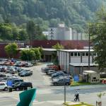 Centennial Hall, left, and the Juneau Arts and Culture Center on Tuesday, July 2, 2019. (Michael Penn | Juneau Empire)
