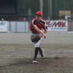 Juneau All-Stars pitcher Eli Crupi pitches against Ketchikan in Game 3 of Alaska Little League Junior Baseball State Tournament at Norman Walker Field in Ketchikan on Friday, July 19, 2019. Juneau won 6-4 to sweep the best-of-five series and advance to the Junior Baseball West Region Tournament in San Jose, California, July 26- Aug. 3. Juneau won 8-1 and 14-4 in the previous two games. (Courtesy Photo | Lori Crupi)