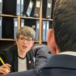 Rep. Kelly Merrick, R-Eagle River, speaks during a House Finance Committee meeting Saturday, July 20, 2019. (Ben Hohenstatt | Juneau Empire)