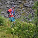 Brian Murphy descends from Mount Juneau along the Granite Creek Trail while competing in the Juneau Ridge Race on Saturday, July 20, 2019. Over 60 runners participated in the 15-mile mountain running race that featured approximately 5,000 feet of elevation gain. (Nolin Ainsworth | Juneau Empire)
