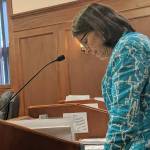 Rep. Jennifer Johnston, R-Anchorage, speaks in favor of Senate Bill 2002 during a House floor session Sunday, July 21, 2019. (Ben Hohenstatt | Juneau Empire)
