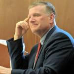 Rep. Chuck Kopp, R-Anchorage, listens during a House floor session Sunday, July 21, 2019. (Ben Hohenstatt | Juneau Empire)