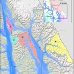 This map shows the tracts of land City and Borough of Juneau is attempting to annex into the borough. (Courtesy Photo | City and Borough of Juneau)