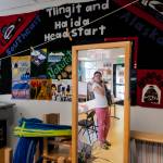 Amber Frommherz, Director for the Tlingit and Haidas Head Start program, talks about funding for the program at one of two classrooms at their Airport Shopping Center location on Tuesday, July 30, 2019. (Michael Penn | Juneau Empire)