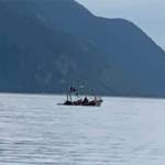 Skagway Police Department received reports of a sinking ship Skagway authorities say came from Juneau on last Sunday. Shortly after the ship sank debris, including syringes police say contained narcotics, washed up on shore. (Courtesy Photo | Municipality of Skagway)