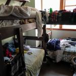 Bunk beds are crowded into the womens dormitory at the Glory Hall on Tuesday, Aug. 6, 2019. Fundraising is currently underway to buy property in the airport area for a new facility. (Michael Penn | Juneau Empire)