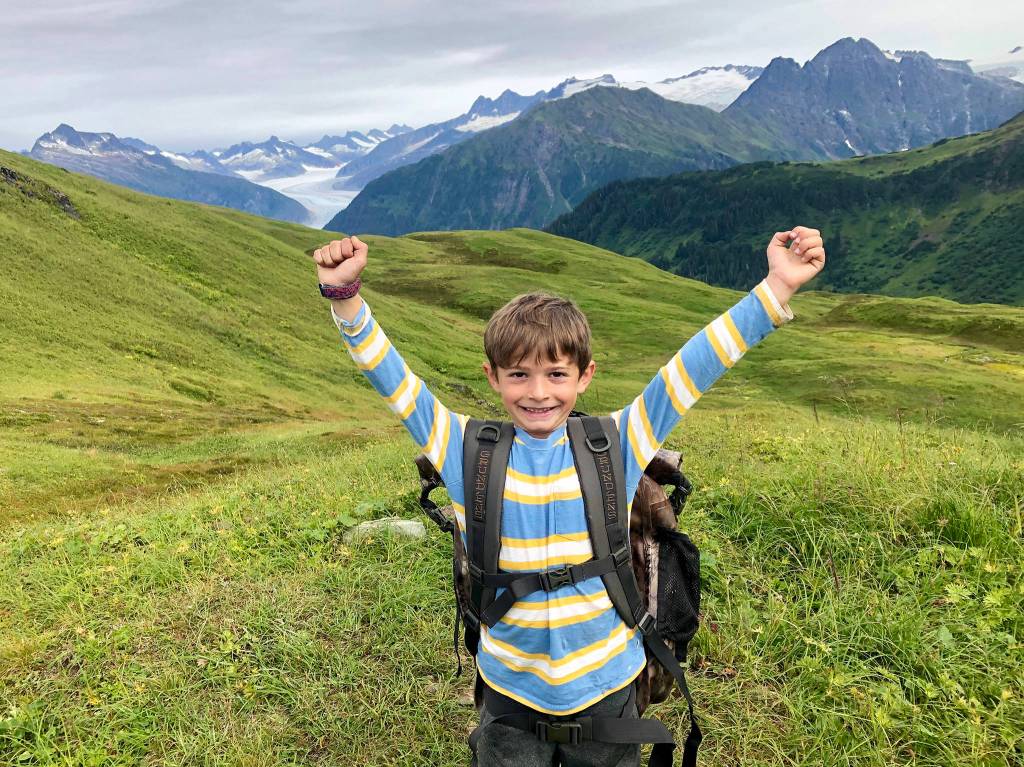Rowan Taintor on top of Thunder Mountain on Thursday, July 25, 2019. (Courtesy Photo | Shireen Taintor)