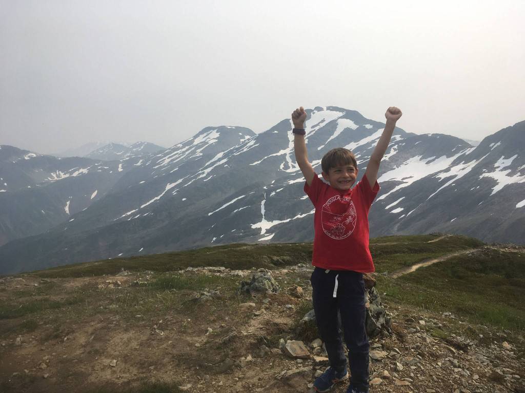 Rowan Taintor on top of Mount Roberts on Monday July 8, 2019. (Courtesy Photo | Shireen Taintor)