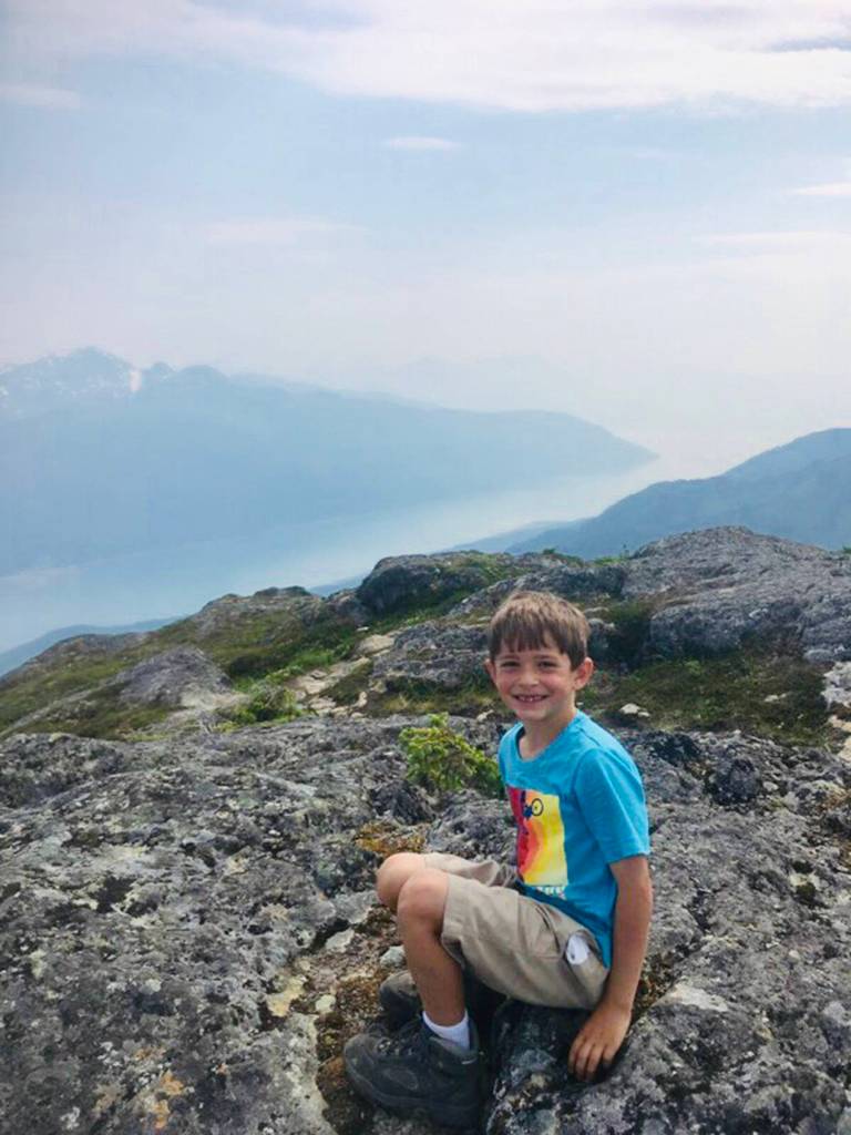 Rowan Taintor on top of Mount Jumbo on Friday, July 5, 2019. (Courtesy Photo | Shireen Taintor)