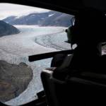 A helicopter tour over the Mendenhall Glacier in August 2010. (Michael Penn | Juneau Empire)