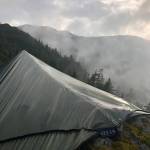 Was it fun to be stuck under a tarp during a rain storm? Yeah, in a way, writes the author. (Courtesy Photo | Jeff Lund)