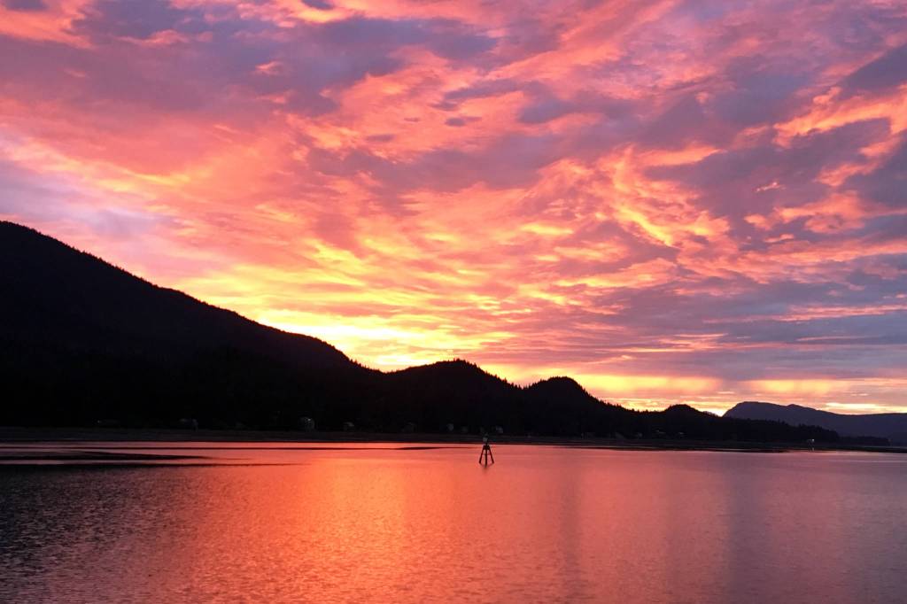 The sun sets over the Douglas mountains on Sept. 14, 2019. (Courtesy photo | Denise Carroll)