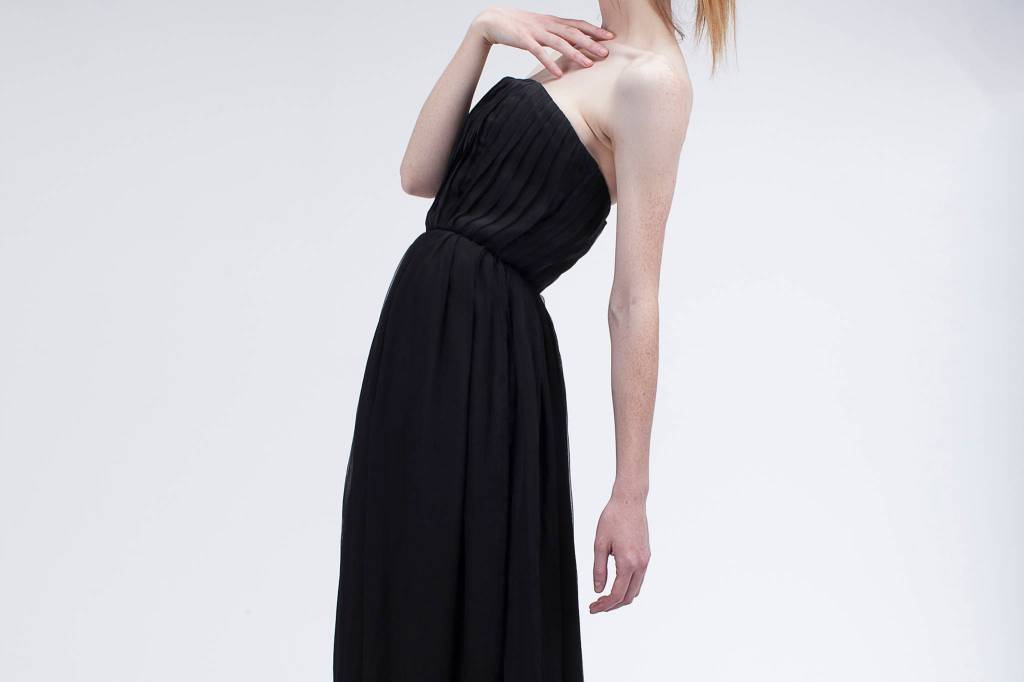 A couture gown is among designer She Zahedis favorite pieces in her new collection First Impressions. (Courtesy Photo | Erica J. Mitchell)