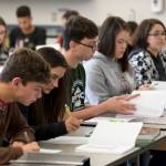 In this file photo, Thunder Mountain High School students attend a chemistry class on Aug. 23, 2016. (Michael Penn | Juneau Empire file)