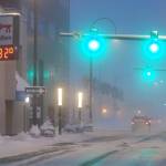 Downtown Fairbanks is pictured on a cold day in January 2017. (Courtesy Photo | Ned Rozell)