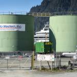 The Delta Western, Inc. facility on Mt. Roberts Street as pictured in this Friday, Sept. 6, 2019, photo was the site of an alleged Clean Air Act violation, according to the Environmental Protection Agency. (Michael Penn | Juneau Empire)