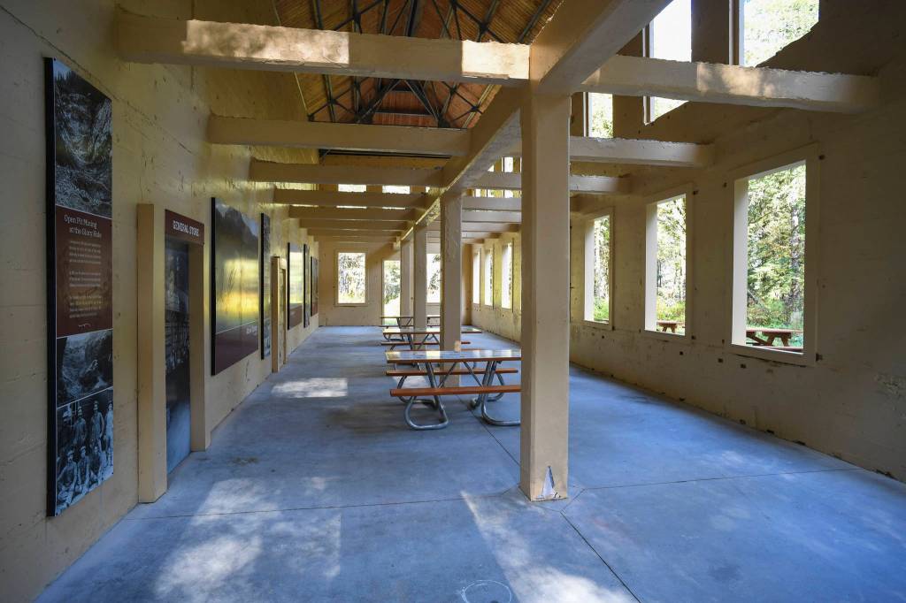 The New Office Building in the Treadwell Mine Historical Park on Tuesday, Sept. 17, 2019. The building was recently renovated by the Treadwell Historic Preservation and Restoration Society, Inc. (Michael Penn | Juneau Empire)