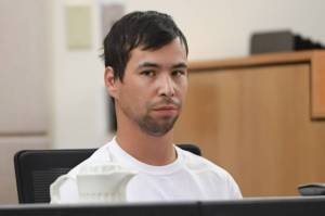 James LeBlanc-Tweedy is called to the witness stand in Juneau Superior Court on Thursday, Sept. 19, 2019, during the trial of Laron Carlton Graham on two counts of first-degree murder for the November 2015 shooting deaths of 36-year-old Robert H. Meireis and 34-year-old Elizabeth K. Tonsmeire. (Michael Penn | Juneau Empire)