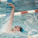 Thunder Mountains Sven Rasmussen competes in the 200 Yard IM at the Juneau Invitational Swim Meet at the Dimond Park Aquatic Center on Friday, Sept. 20, 2019. (Michael Penn | Juneau Empire)