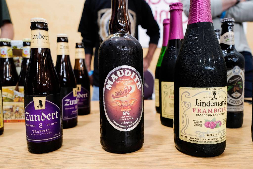 Juneau residents turn out for the Rotary Club of Juneaus Eighth Annual Capital Brewfest at the Juneau Arts and Culture Center on Saturday, Sept. 21, 2019. Twenty brewing and distribution companies were on hand for the fundraiser to benefit the University of Alaska and Rotarys service projects, scholarships, international youth exchanges and other project. The event was sold out with 900 tickets sold. (Michael Penn | Juneau Empire)