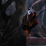 Rio Alberto, plays a magical wolf in Perseverance Theatres production of Devilfish written by Vera Starbard on Tuesday, Sept. 17, 2019. (Michael Penn | Juneau Empire)