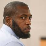 Laron Carlton Graham in Juneau Superior Court on Monday, Sept. 23, 2019. Graham is charged with two counts of first-degree murder for the November 2015 shooting deaths of 36-year-old Robert H. Meireis and 34-year-old Elizabeth K. Tonsmeire. (Michael Penn | Juneau Empire)