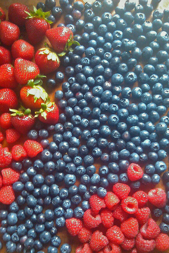 Blueberries can be combined with a variety of ingredients, including other berries, to make a wide assortment of salads. (Vivian Mork Yéilk | For the Capital City Weekly)