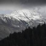 Termination dust on the Observation Peak lights up in the sun on Thursday, Sept. 26, 2019. (Michael Penn | Juneau Empire)