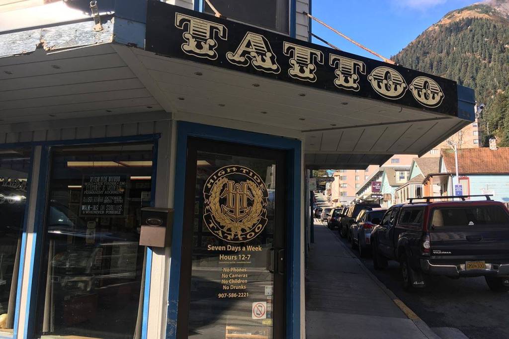 High Tide Tattoo is one of the tattoo parlors in town that may deal with the Coast Guards recently loosened regulations on ink. (Michael S. Lockett | Juneau Empire)