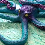This is a giant Pacific octopus sculpture by Nicole Taylor giant at Nicci Knacks studio in Wrangell. (Courtesy Photo | Nicole Taylor)