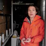 Keri Williamson, an engineer for the citys Engineering and Public Works Department, talks about the damage at the Mayor Bill Overstreet Park utilities building on Friday, Oct. 11, 2019. City waste water pumps were overwhelmed during last weekends storm and caused a backup of sewage into parks building that housing the pumps and controls for the whale statue. (Michael Penn | Juneau Empire)