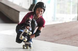 Photos: Learning to skate with the Rollergirls