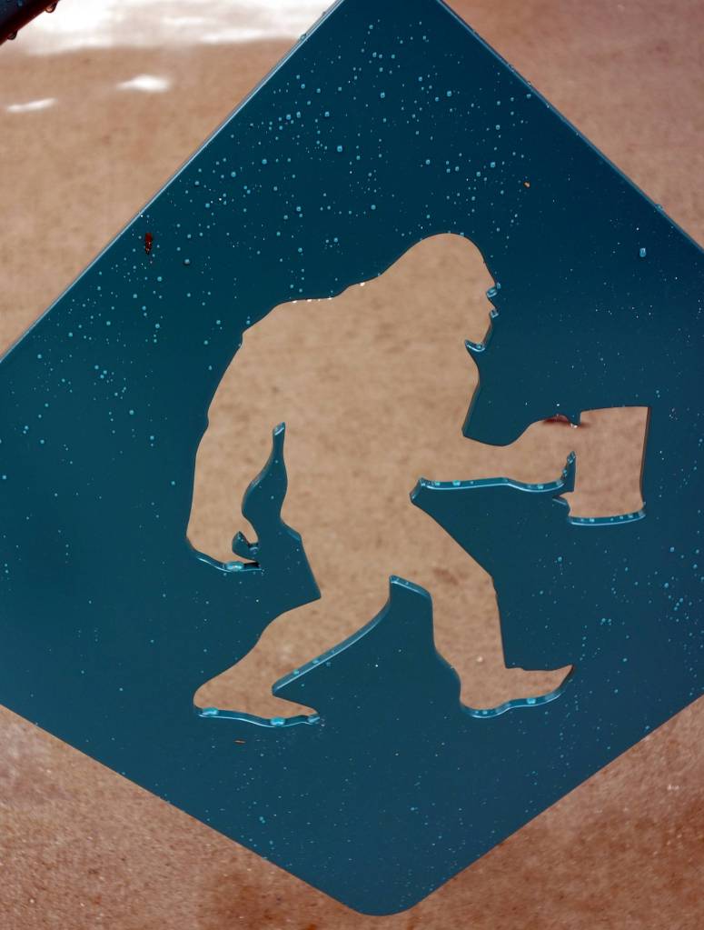 Bigfoot wasnt the only one hoisting a glass at Forbidden Peak Brewerys grand opening, Saturday, Oct. 12, 2019. (Ben Hohenstatt | Juneau Empire)