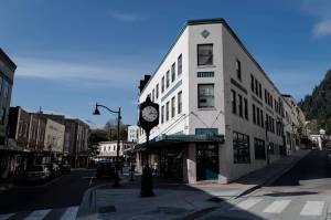 Recently, several businesses have moved out of the Triangle Building, which was built in the late 20s, and is located at the corner of Franklin and Front Streets. Business owners said possible rent increases and building conditions are among the reasons for the moves. (Michael Penn | Juneau Empire)