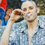 This 2003 photo provided by Alla Kostenko shows Vladimir Kostenko on a family visit to Russia. In August 2018, a solitary man now missing walked 14 miles into a lonely valley on the western side of Hatcher Pass in Alaska. He carried almost nothing: A backpack, 5 pounds of oatmeal. No rifle or bear spray. Vladimir Kostenko planned to stay at a tiny dry cabin for months. He was seeking no less than the meaning of life. For most of his 42 years, Kostenko had been on a spiritual quest to understand his place in the universe. (Alla Kostenko via AP)