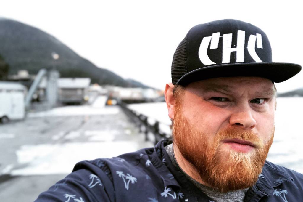 Matt Hamilton of Ketchikan is the artist behind oosik stickers that are popping up around Alaska. (Courtesy Photo | Matt Hamilton)