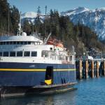 The Alaska Marine Highway System ferries LeConte, left, and Fairweather at the Auke Bay Terminal on Monday, March 5, 2018. (Juneau Empire file)
