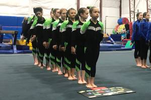 Juneau gymnasts show off at home meet