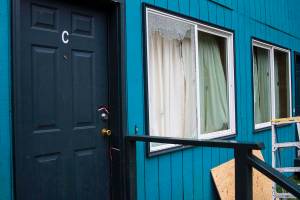 Timothy Ray Young, 54, was arrested Nov. 7, 2019 for two counts of assault in the 3rd degree and one count of misconduct with weapons in the 2nd degree for firing two flares into an apartment and shooting out the window with a rifle during an altercation in the Coho Park Apartments. (Michael S. Lockett | Juneau Empire)