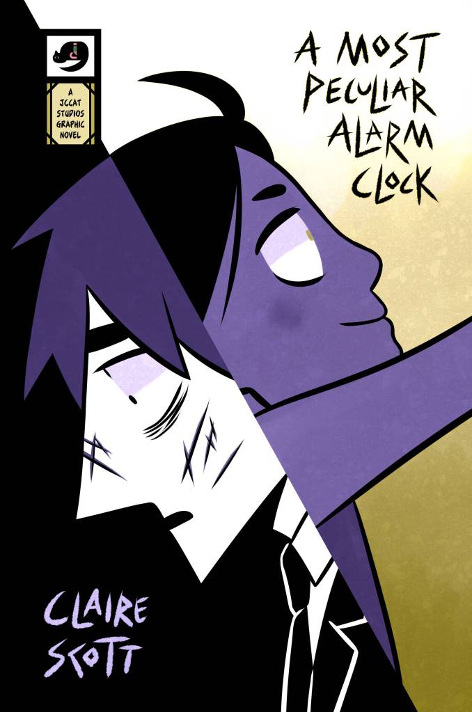 A Most Peculiar Alarm Clock, a new graphic novel by Claire Scott, tells the story of an unlucky man that comes into possession of the titular alarm clock. Scott said a classic Twilight Zone segment influence the story. (Courtesy Photo | Claire Scott)