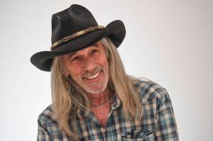 David Michael Kennedy, acclaimed photographer, speaks about the state of photography while at the Alaska State Museum on Thursday, Nov. 14, 2019. Kennedy is in town as the juror of the museums Alaska Positive photography exhibit. Kennedy is giving a lecture at the museum on Friday, Nov. 15, at 7 p.m. (Michael Penn | Juneau Empire)