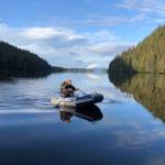 The author attempts to get up on step during an unsuccessful duck hunt last Sunday. (Courtesy Photo | Jeff Lund)