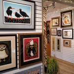 Artist Dale DeArmonds artworks on display at Art Matters on Wednesday, Dec. 4, 2019. The gallery will be open during Gallery Walk this Friday. (Michael Penn | Juneau Empire)