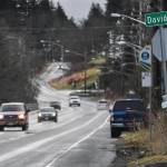 A project to replace nearly a mile of aging water line along the Douglas Highway, from the David Street intersection to Crow Hill pump station, is among the drinking water projects targeted for funding in 2020, according to a release from the EPA. (Michael Penn | Juneau Empire)