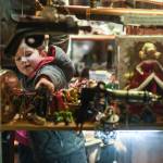 Breckett Davidson, 5, handles the toy collection at Nanas Attic during Gallery Walk on Friday, Dec. 6, 2019. (Michael Penn | Juneau Empire)